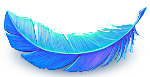 feather blue green-230 feather blue green-230